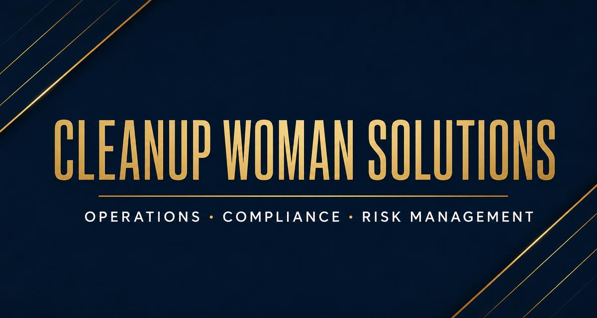 Cleanup Woman Solutions website preview